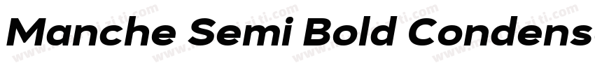 Manche Semi Bold Condensed字体转换